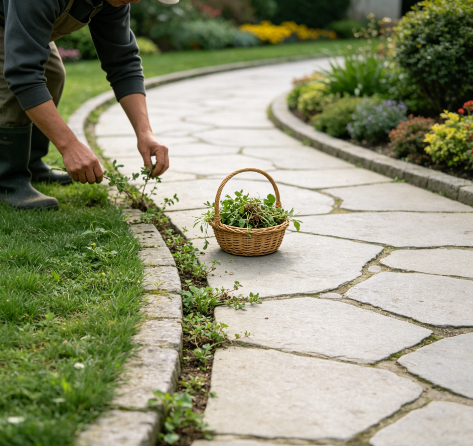 17 Manual clearing along walkways - Image 1