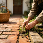 Weeding along paved edges