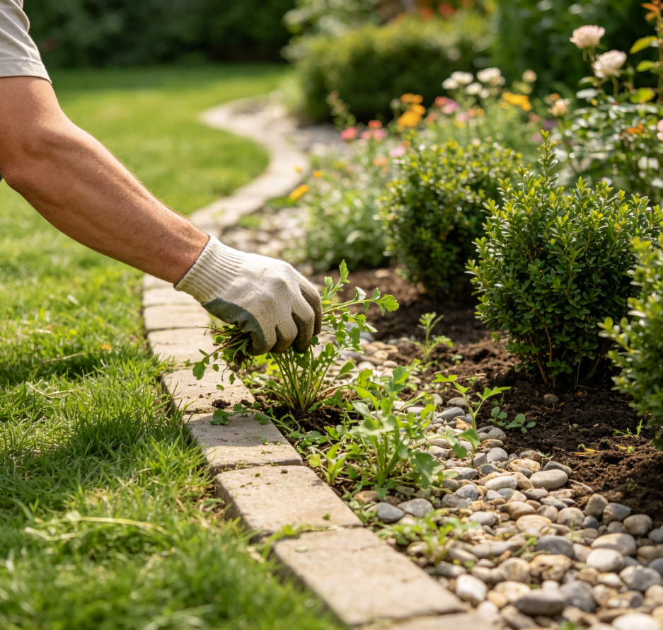 32 Manual weeding at garden borders - Image 1