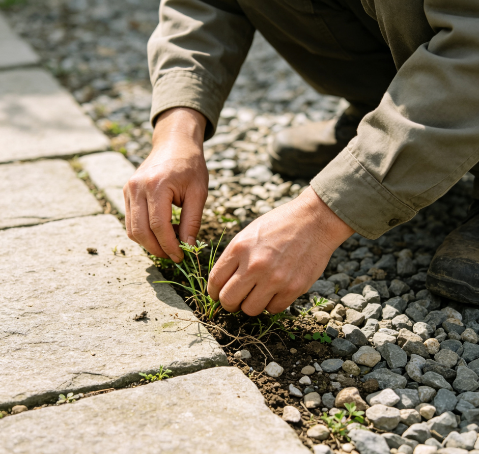 8 Manual clearing in stone crevices - Image 1